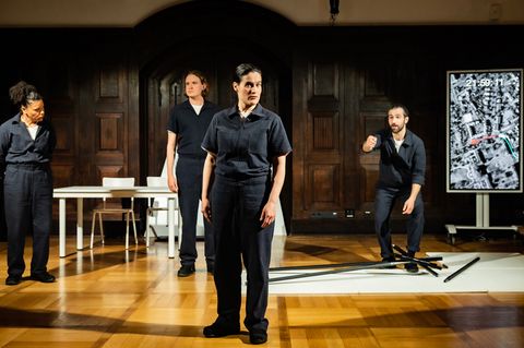 Agnes Lampkin, Tim Weckenbrock, Regina Leenders, Alaaeldin Dyab in  And Now Hanau