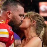 Super Bowl Kiss Swift Kelce