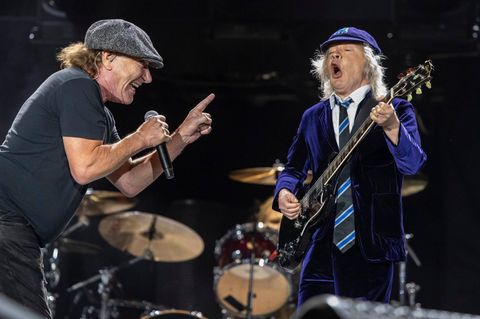 AC/DC bei einem Auftritt