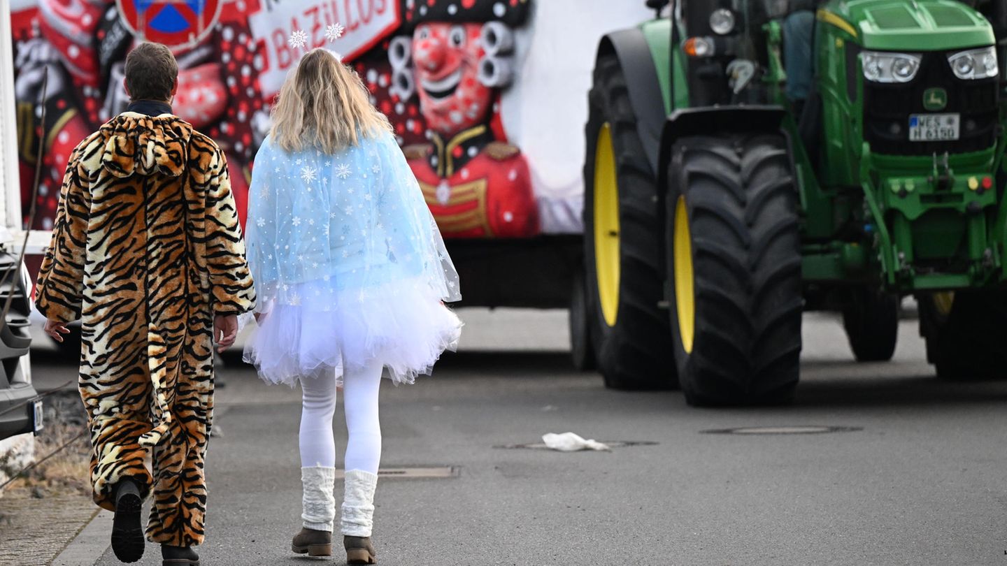Ob Tiger oder Prinzessin, alle sind an Rosenmontag willkommen.