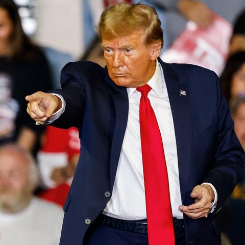 Donald Trump bei einer Wahlkampfveranstaltung in South Carolina