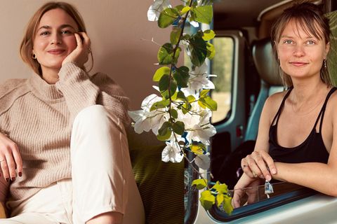 Kolumnistin Svenja Napp (links) im Gespräch mit Saskia Hentschel über ihre offene Beziehung