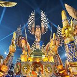 Ein Wagen der Schule Beija Flor