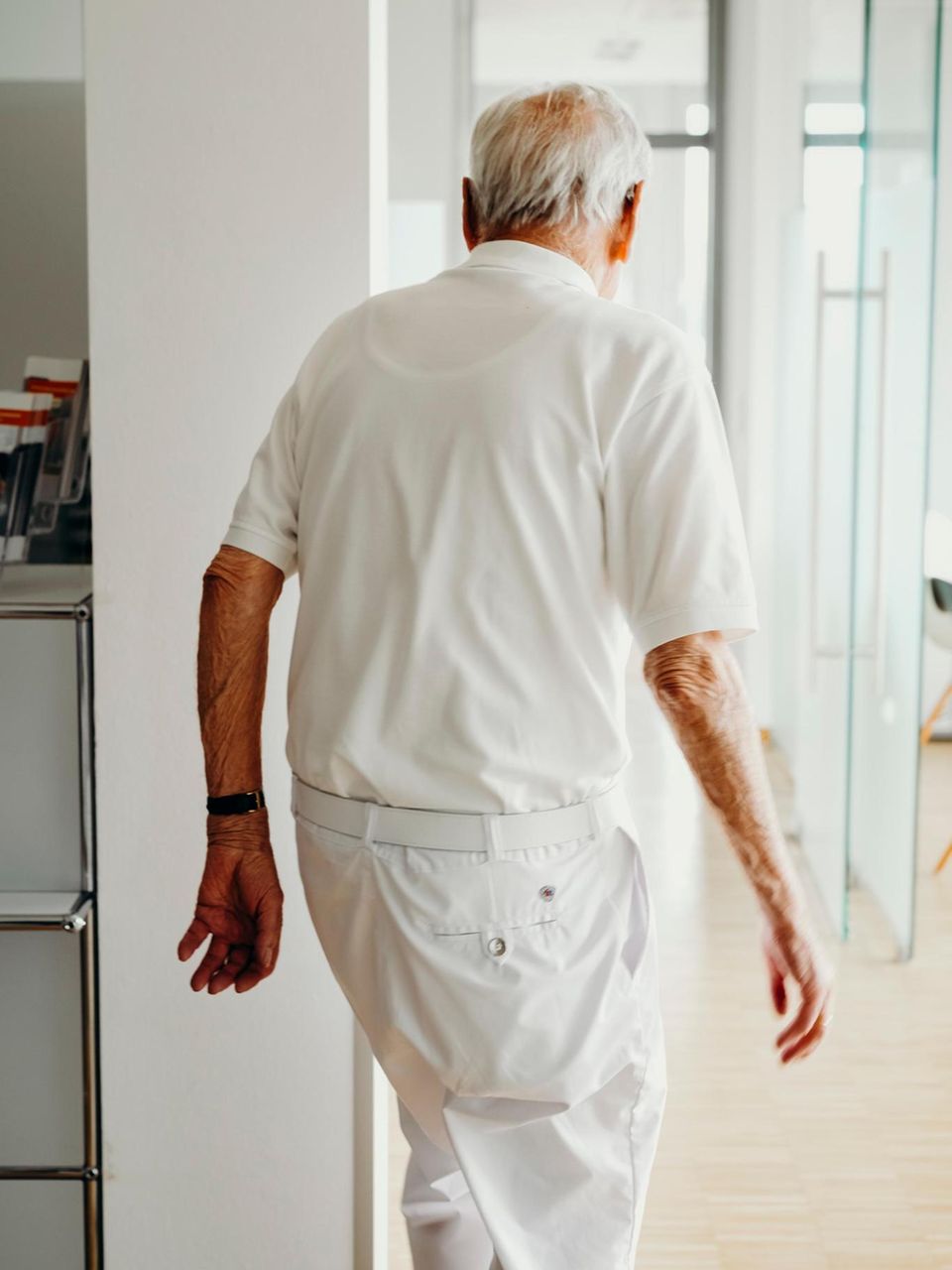 Helmut Bergdolt von hinten