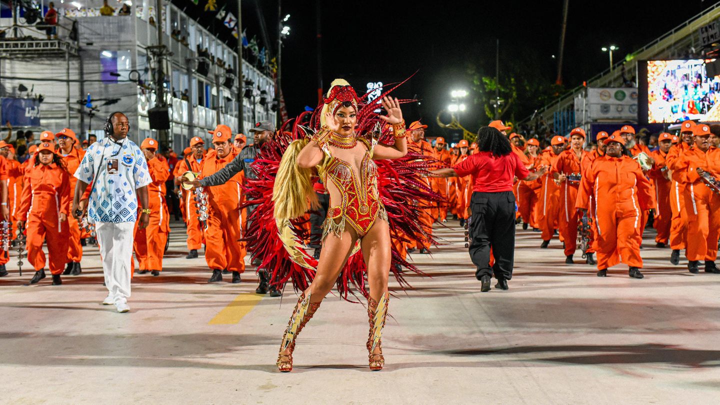 Tänzer im Sambodrom