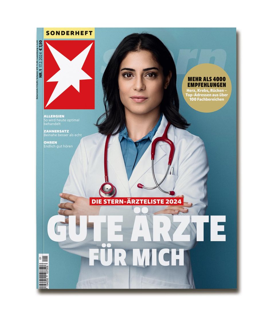 Cover of the stern special issue “Good Doctors for Me” Cover of the stern special issue “Good Doctors for Me”