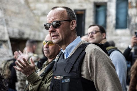 CDU-Chef Merz: Volle Solidarität mit Israel