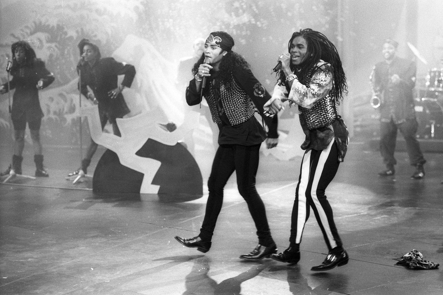Im November 1990 treten Milli Vanilli bei "Wetten, dass..?" auf