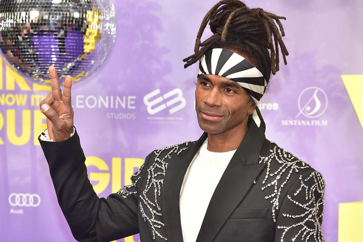 Fabrice Morvan, hier im Dezember 2023 in Berlin auf der Premiere zum Film "Girl You Know It's True", macht heute wieder Musik