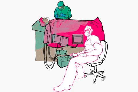Illustration für Diagnose: Operationssituation