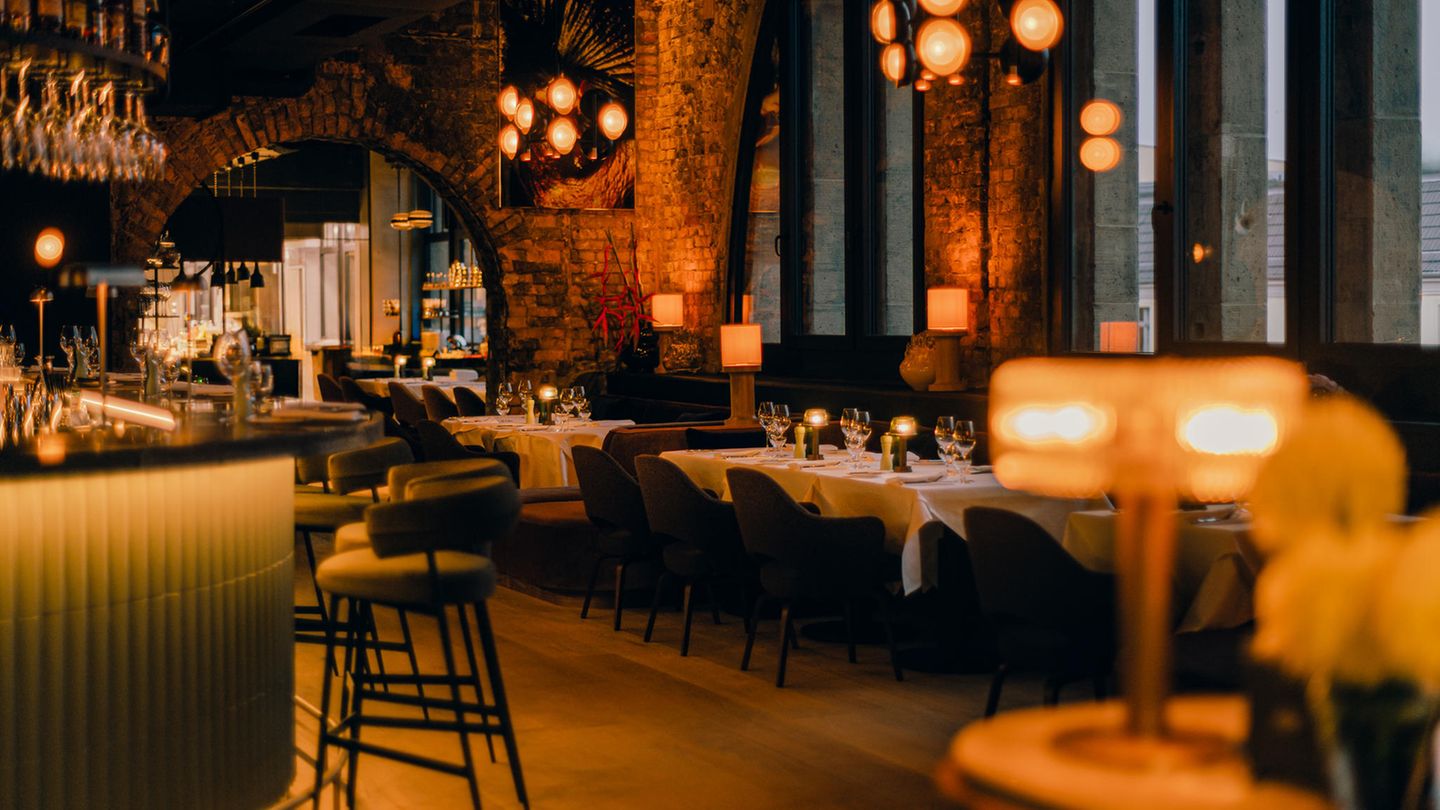 Schön schummerig: Das Restaurant Verōnika in der Fotografiska in Berlin 