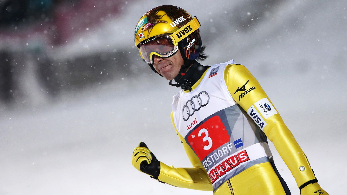 Noriaki Kasai vor zehn Jahren bei der Vierschanzentournee: "Jeden Tag gearbeitet"