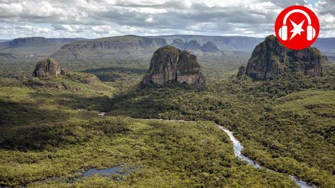 Luftaufnahme Nationalpark Serranía de Chiribiquete in Kolumbien