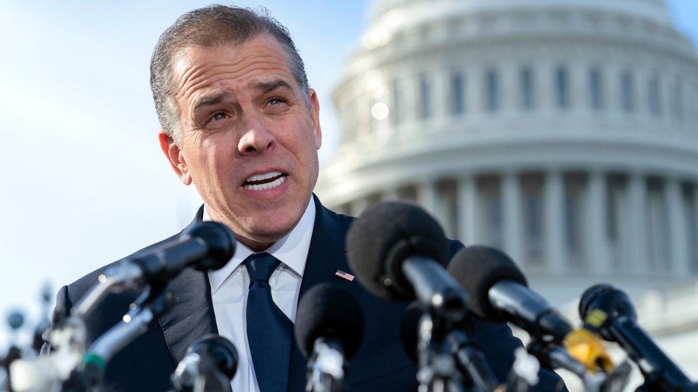 Hunter Biden spricht vor dem US-Kapitol