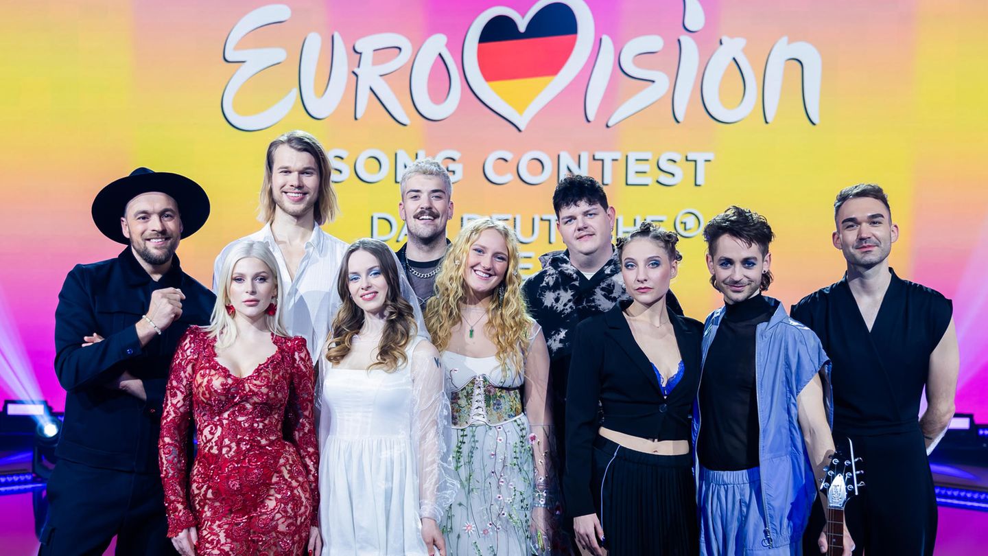 Die Probe für "Eurovision Song Contest" – Das deutsche Finale 2024"