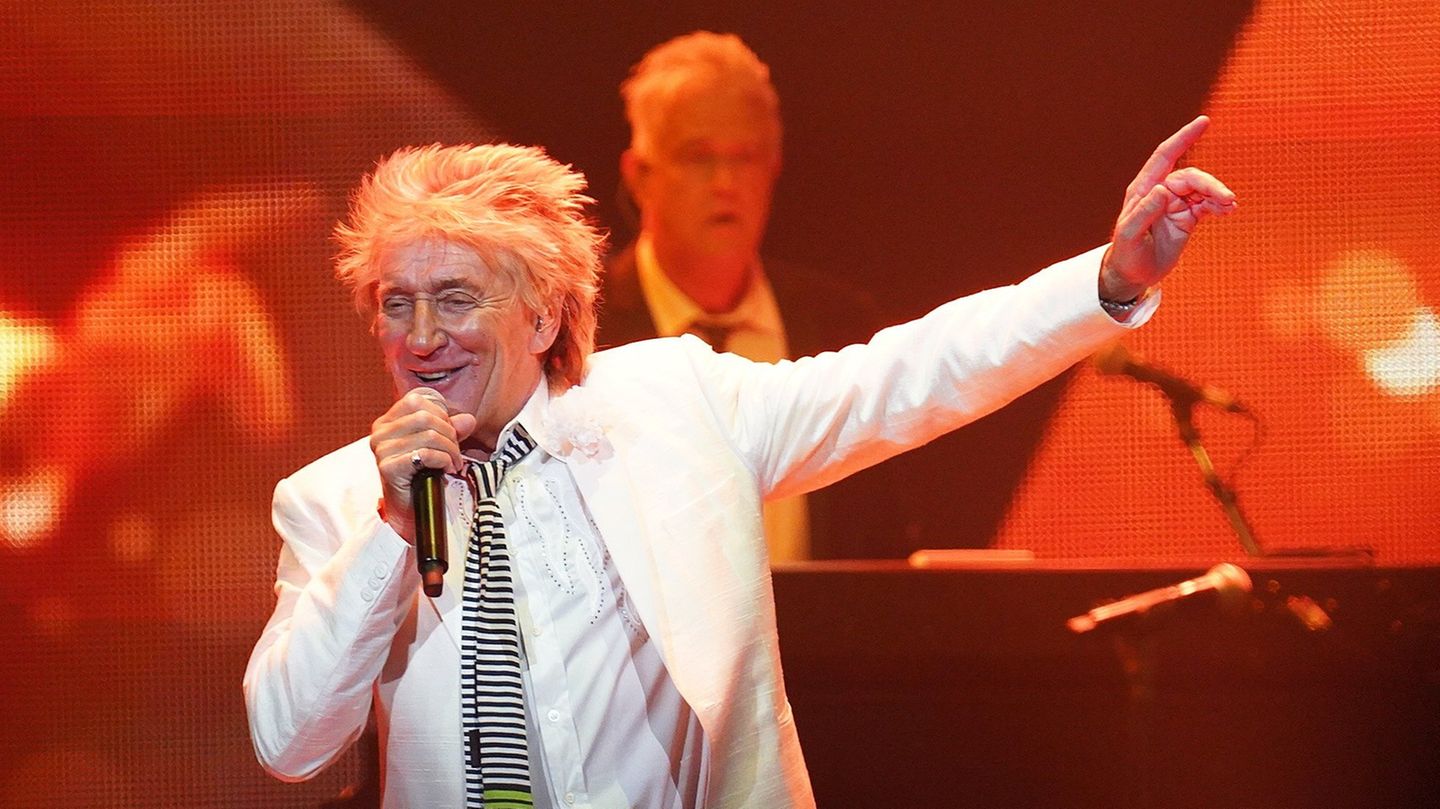 Der britische Musiker Rod Stewart ist aktuell auf Tour in Deutschland