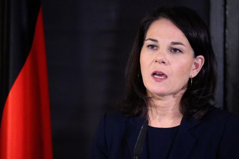 Annalena Baerbock war vor Beginn der Münchner Sicherheitskonferenz noch einmal nach Israel gereist