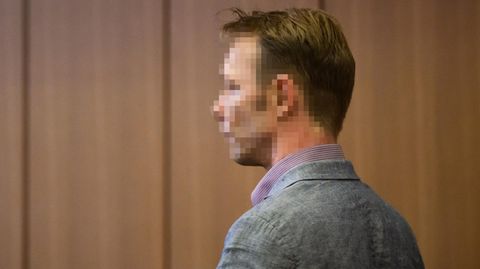 Christian B., Verdächtiger im Fall "Maddie", in einem Saal des Landgerichts Braunschweig