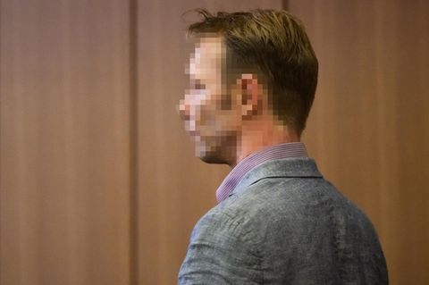 Christian B., Verdächtiger im Fall "Maddie", in einem Saal des Landgerichts Braunschweig