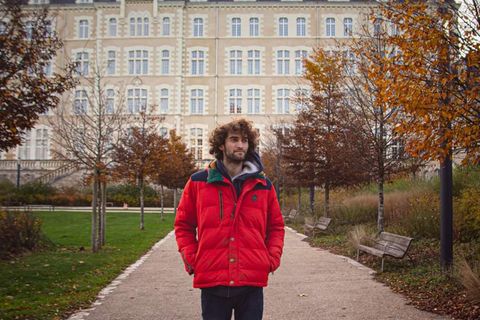 Der Mönch von Lützerath in bürgerlicher Kleidung: Loic S.