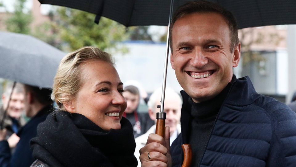 2019 waren Alexej Nawalny und seine Frau Julia noch gemeinsam in Freiheit