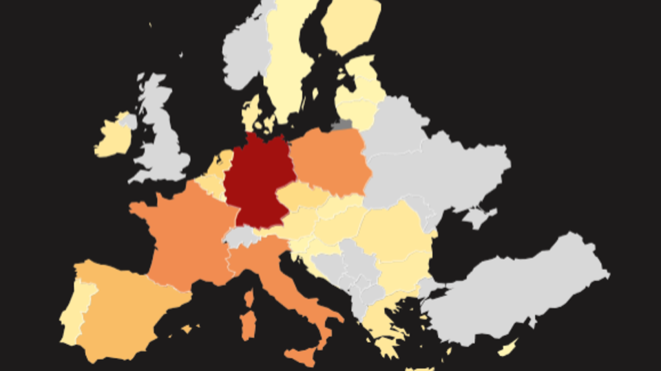 Deutschland stößt in ganz Europa die meisten Emissionen aus – gefolgt von Frankreich, Italien und Polen