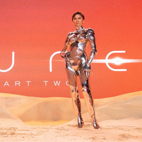 Zendaya in einer Roboteranzug bei der Premiere von "Dune: Part Two"