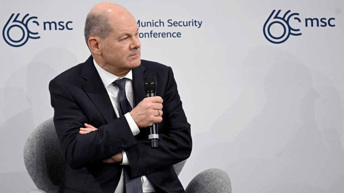 "Ohne Sicherheit ist alles nichts", Olaf Scholz auf der Münchner Sicherheitskonferenz