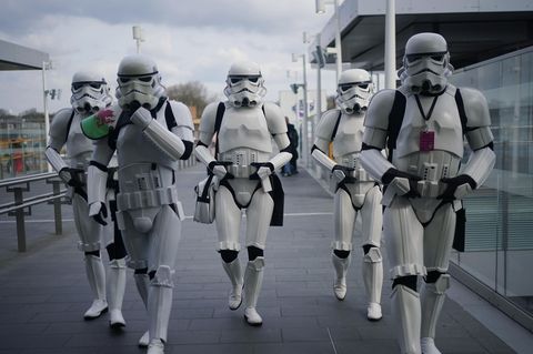 Die Stormtrooper der "Star Wars"-Saga sind weltweit bekannt