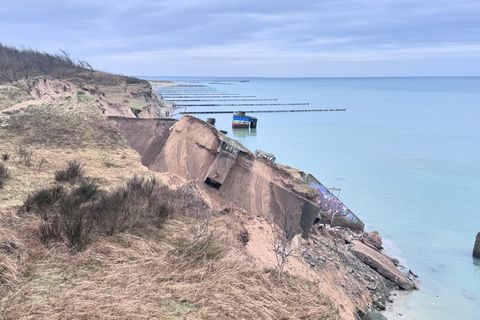 Ahrenshoop: Bild mit abgestürztem Bunker