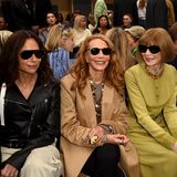 Minnie Driver, Marisa Berenson, Anna Wintour and Hamish Bowles