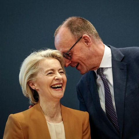 Ursula von der Leyen und Friedrich Merz