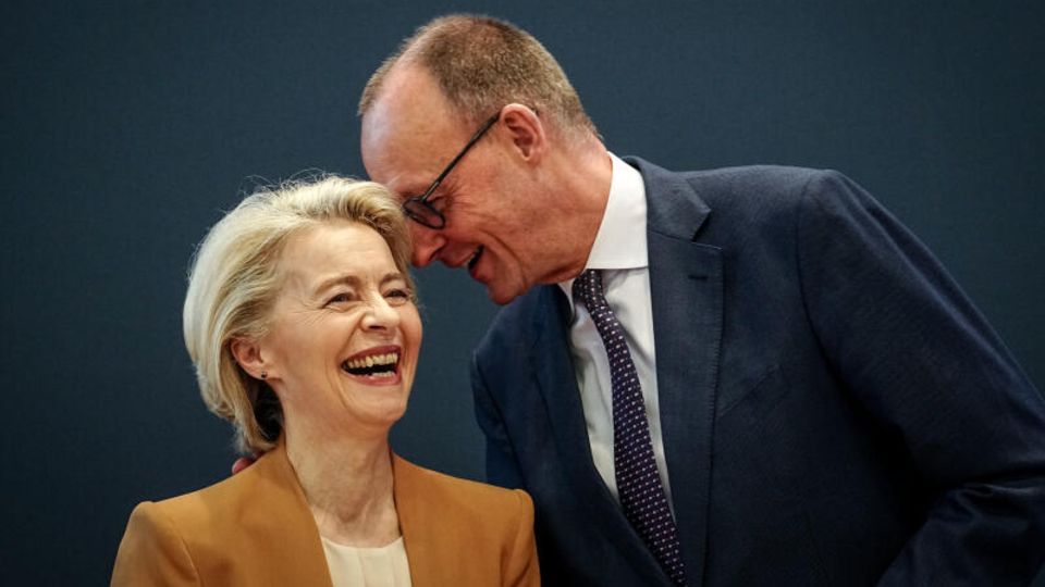 Ursula von der Leyen und Friedrich Merz