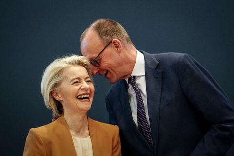 Ursula von der Leyen und Friedrich Merz