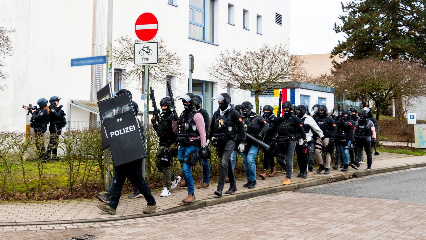 Polizeibeamte in Mölln