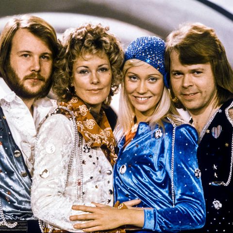 Die Popgruppe Abba 1974