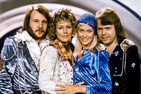 Die Popgruppe Abba 1974