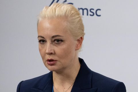 Julia Nawalnaja, Witwe von Alexej Nawalny, nahm an der Sicherheitskonferenz in München teil
