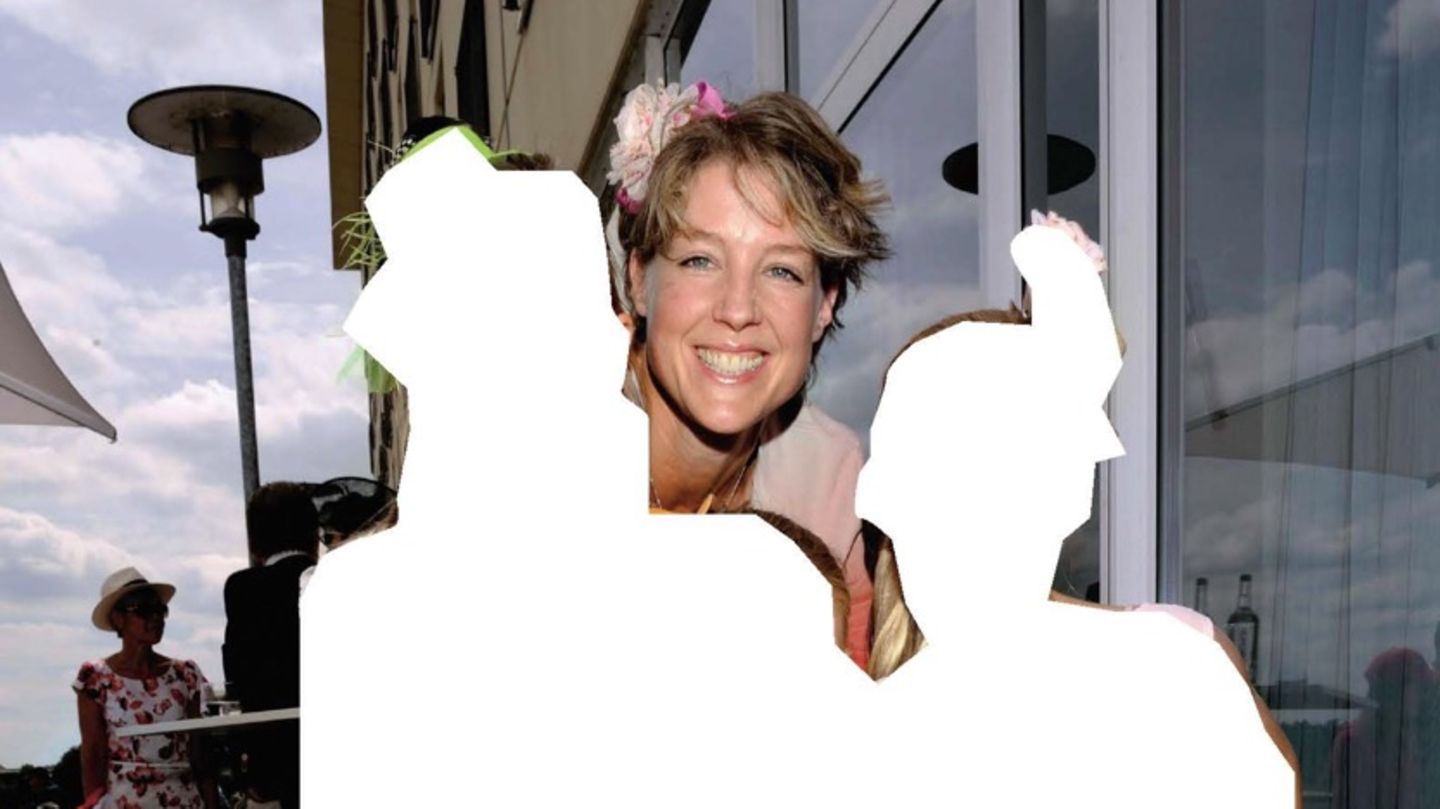 Christina Block mit 3 Töchtern