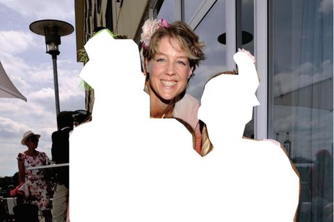 Christina Block mit 3 Töchtern