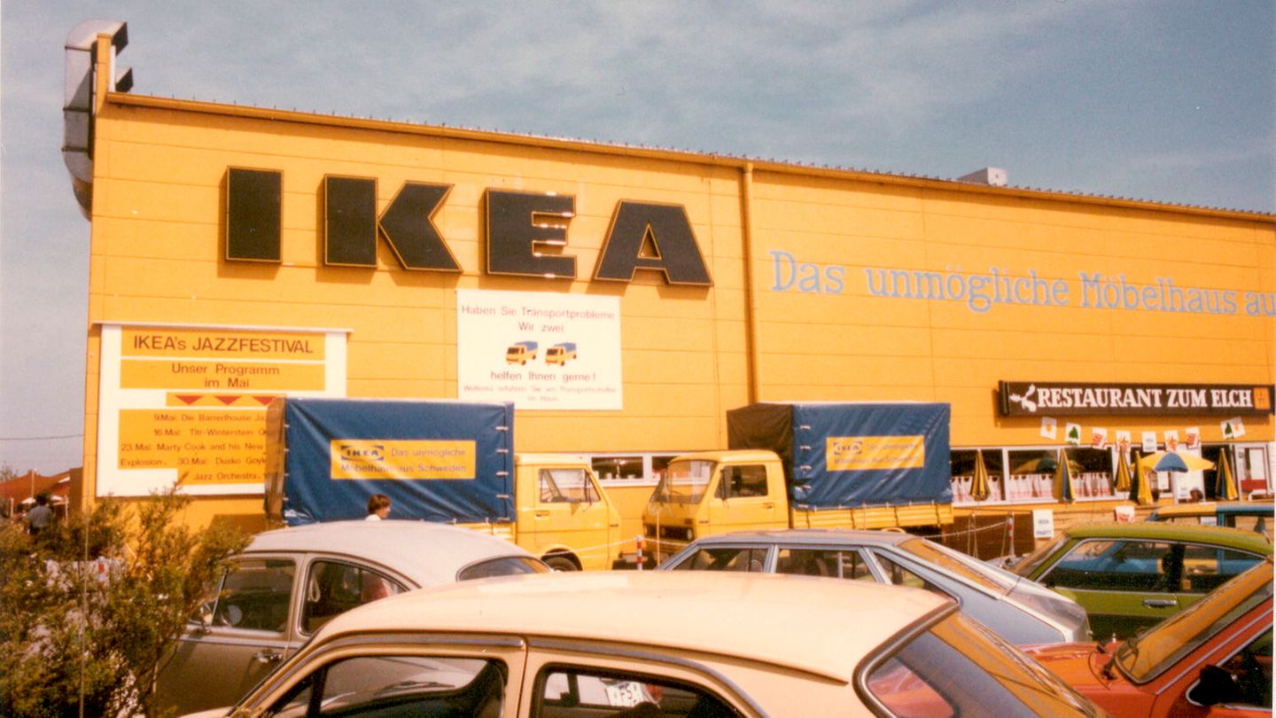 Ikea Filiale 1974 in Eching