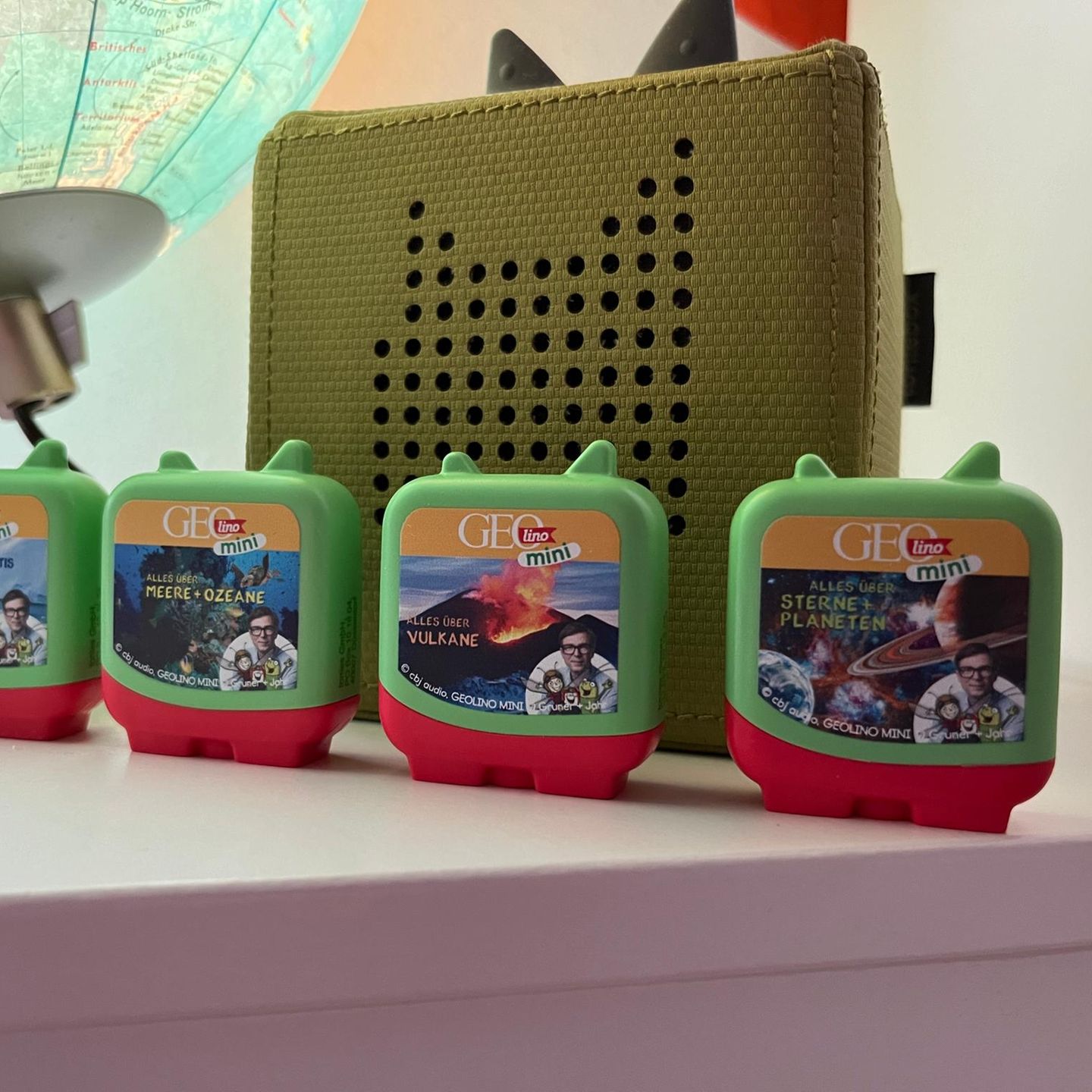 tonies Clever 4er Set GEOlino INI für deine Toniebox, Wissens-Hörspiel