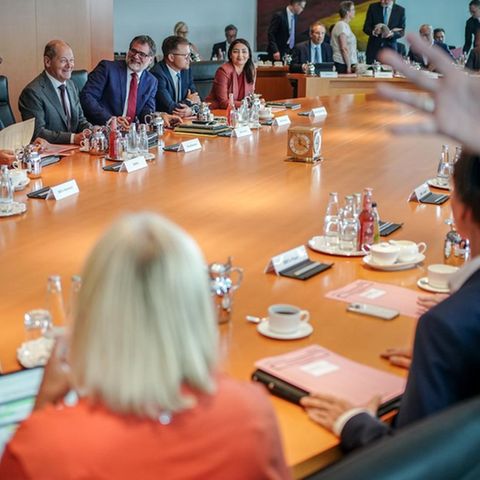 Sieht eigentlich nach einer fröhlichen Runde aus, doch bereits im Ampel-Kabinett sorgte der Streit um das Wachstumschancengesetz für Unstimmigkeiten