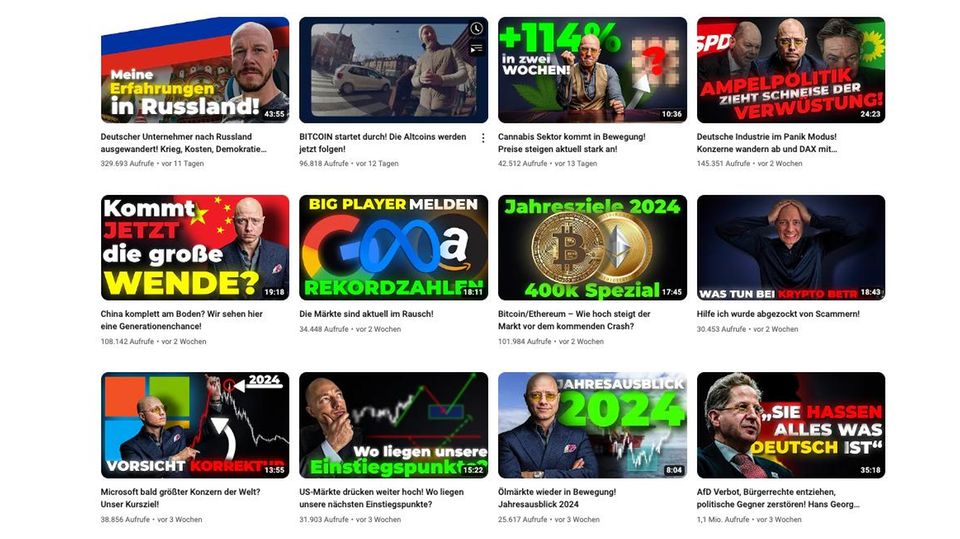 Ausschnitt aus dem Youtube-Kanal von HKCM 