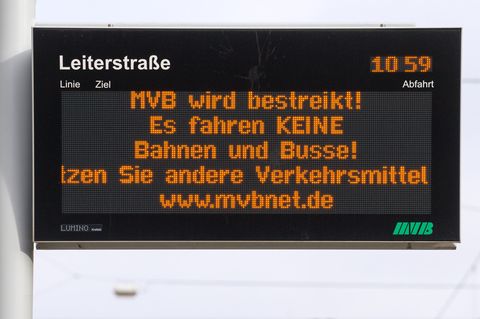 Warnstreik Verdi