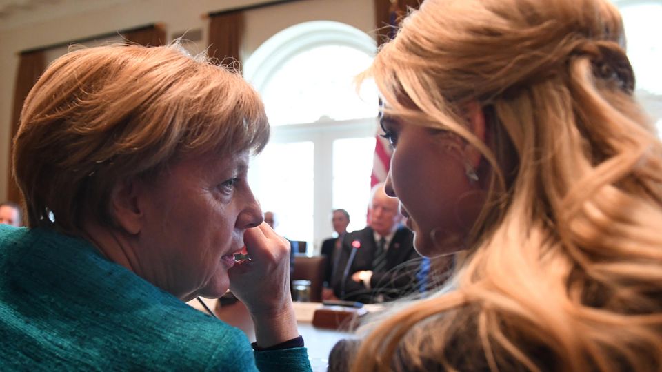 Ivanka Trump Angela Merkel Ivanka Trump Angela Merkel