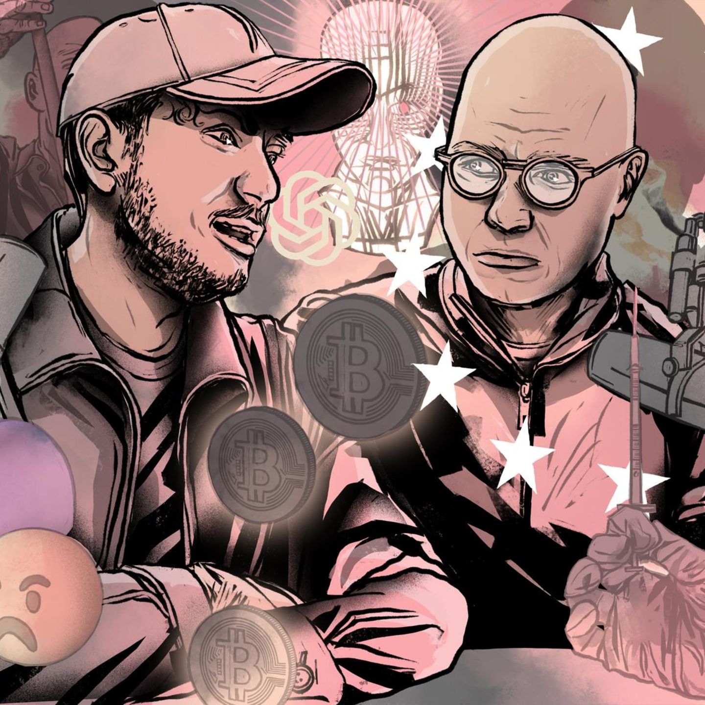 Hoss und Hopf: Wer sind die Männer hinter dem umstrittenen Podcast? |  STERN.de