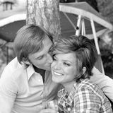 Uschi Glas im Jahr 1971 mit ihrem damaligen Lebenspartner Max von Lamberg