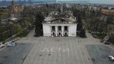 Satellitenfotos zeigen, dass vor dem Theater in Mariupol auf den Boden "Kinder" geschrieben wurde