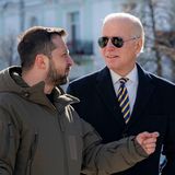 Kurz vor dem ersten Jahrestag des Kriegsbeginns reist US-Präsident Joe Biden unangekündigt nach Kiew